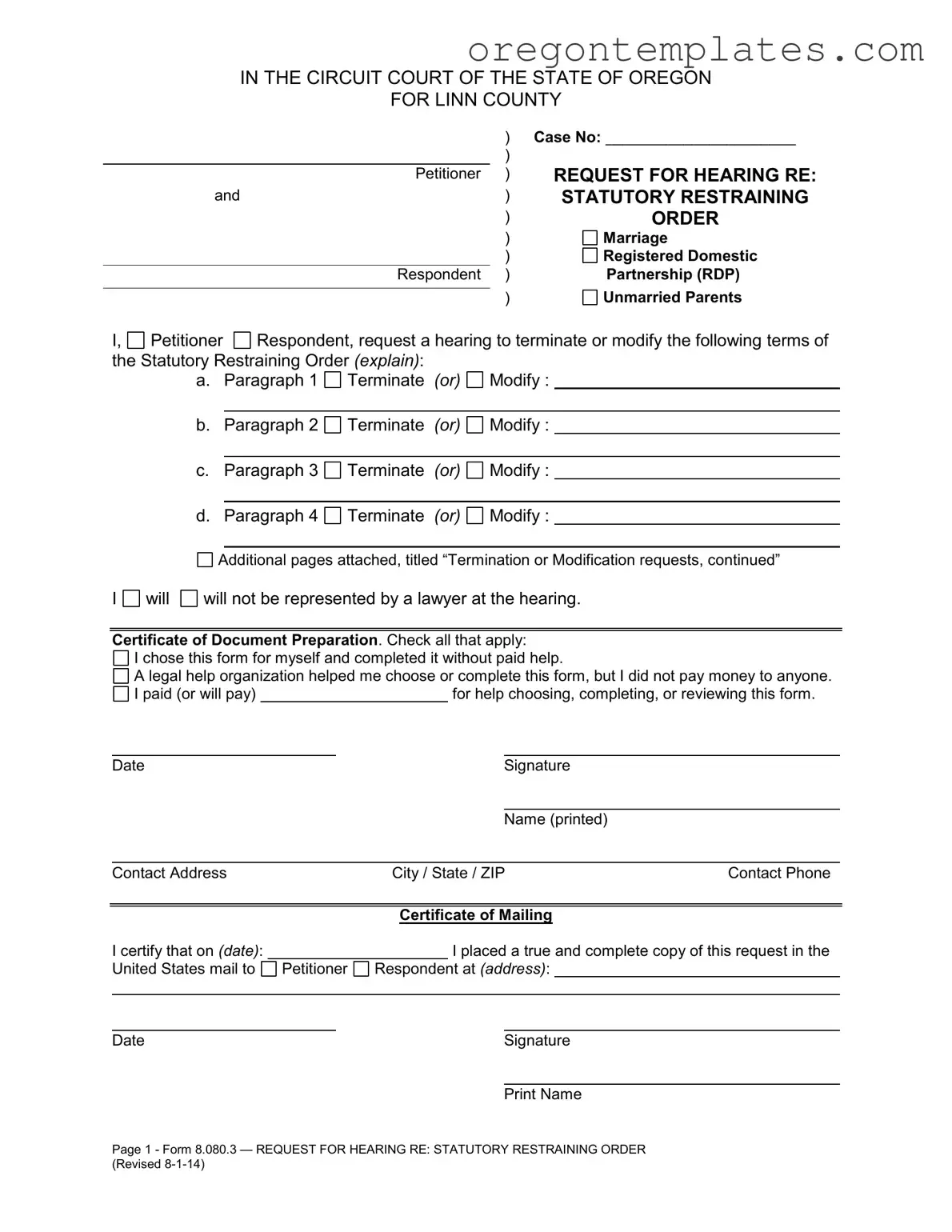 Oregon 8 080 3 Template