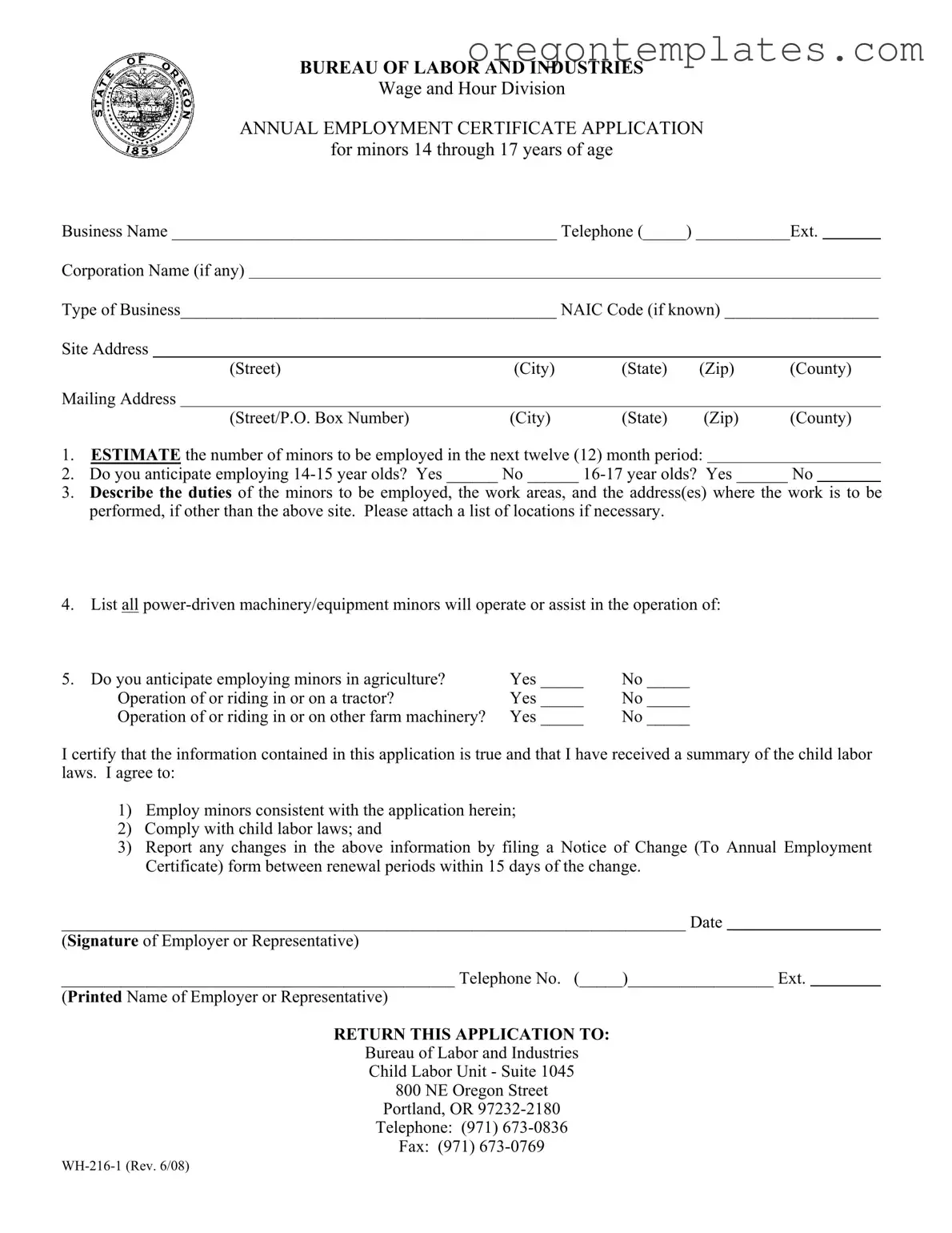 Oregon Wh 216 1 Template