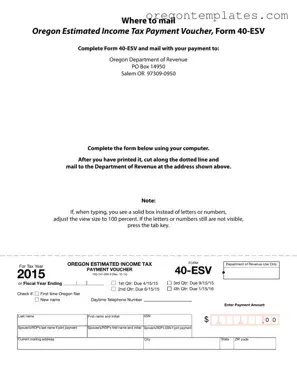 Oregon 40 Esv Template