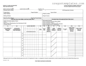 Oregon Payroll Wh 38 Template